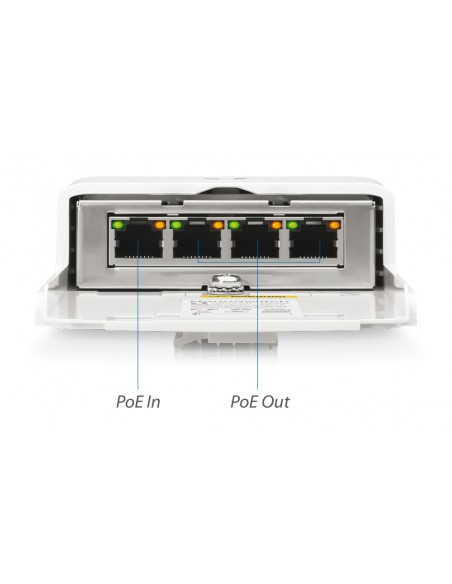 UBIQUITI N-SW NANOSWITCH OUTDOOR 4-PORTS POE PASSTHROUGH SWITCH